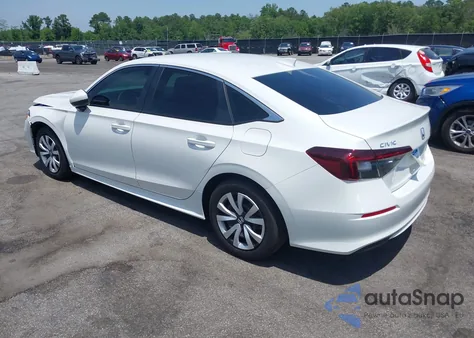 2025 Honda Civic Lx из США, поврежденный, VIN 2HGFE2F28SH575317